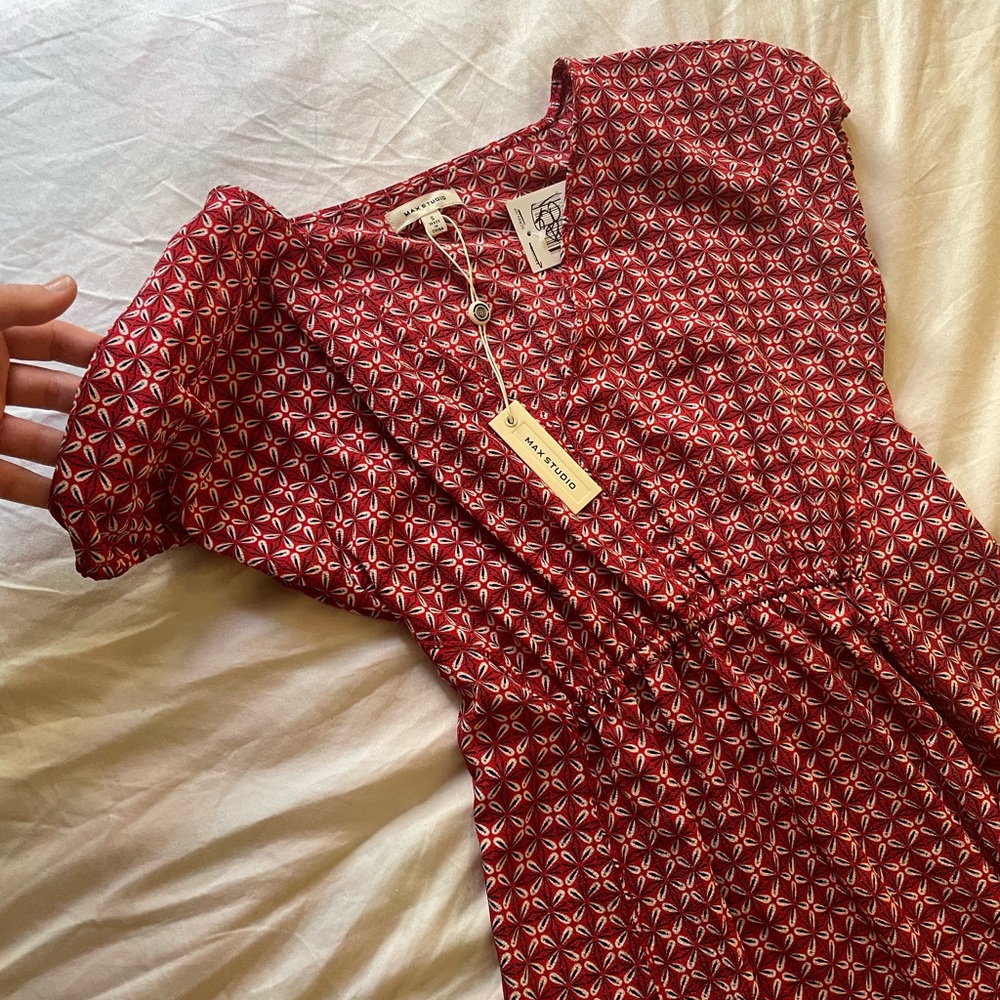 ✨nwt✨ Max Studio - Maxi Print Dress - Sz Small - Picture 11 of 13